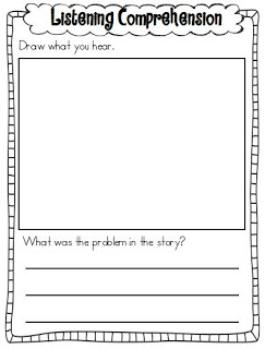Listening Comprehension freebie - Little Minds at Work