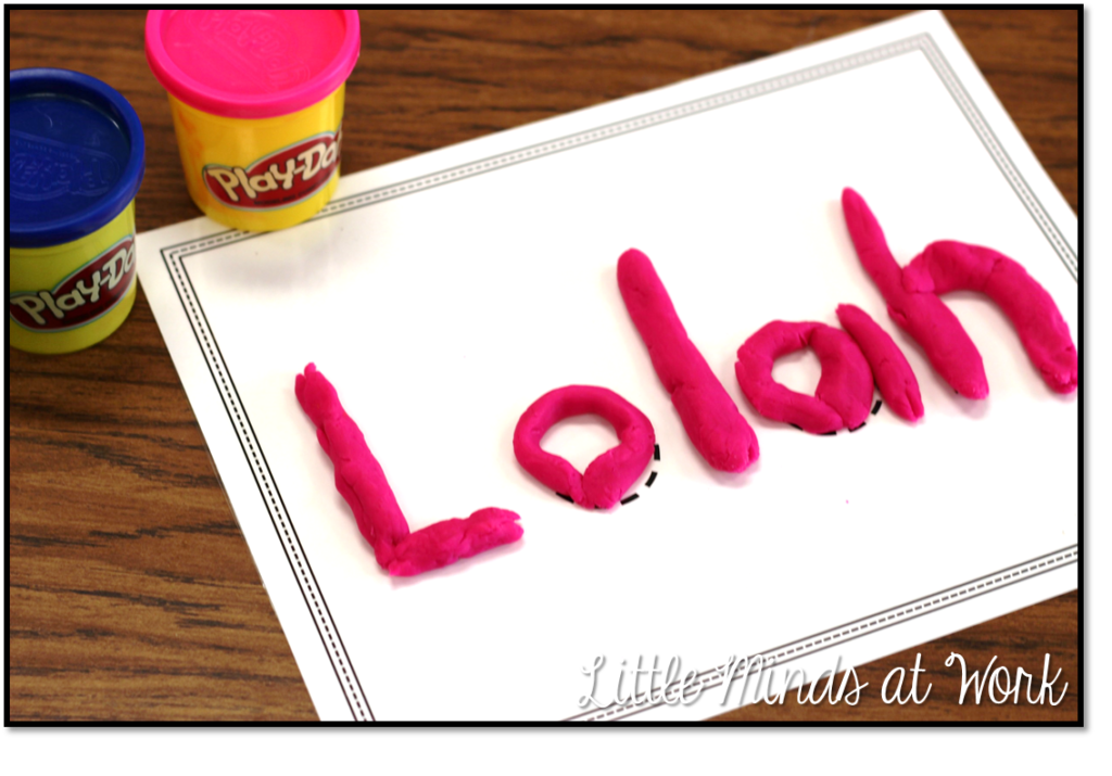 Freebie Customized Name Mats For YOUR Class Little Minds At Work