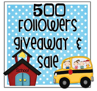 500 Followers Giveaway & Sale