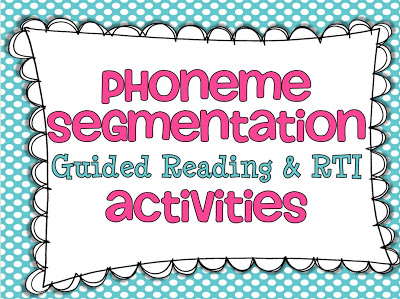 Phoneme Segmentation {and a freebie}
