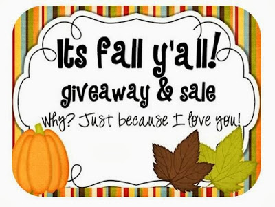 It’s Fall Y’all! {a sale & giveaway}