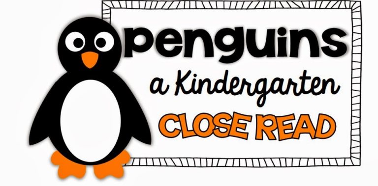 Penguin Close Read {a freebie}