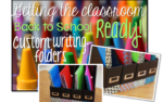 Getting the Classroom Back to School Ready {Custom Writing Folders}
