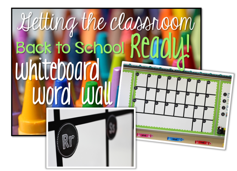 Getting the Classroom Back to School Reading {Word Wall}