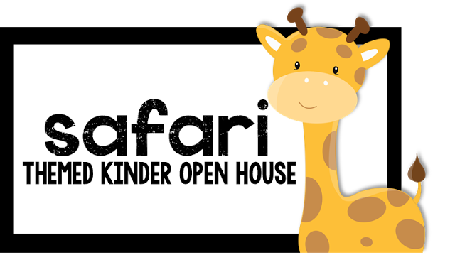 Kindergarten Spring Open House! {a safari themed adventure}