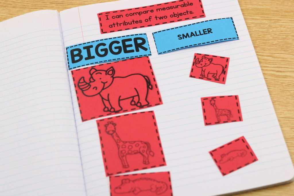 kindergarten math interactive notebooks