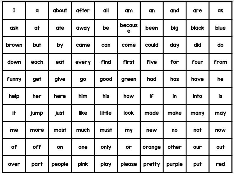 PrimarySightWords With A FREE Download Little Minds At Work