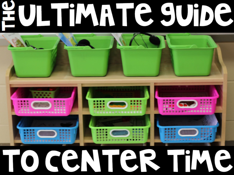 All About Centers!  (A freebie guide!)