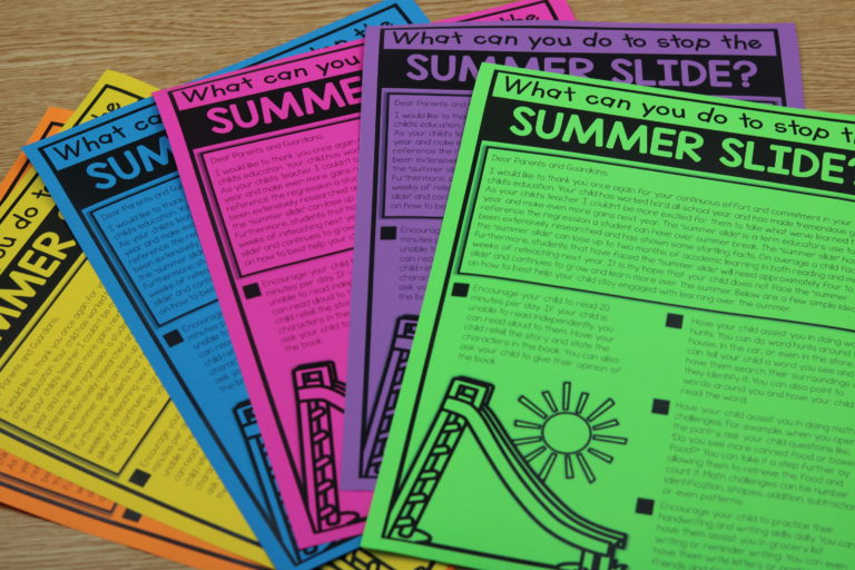 Summer Learning Mats (Summer Slide Freebie)
