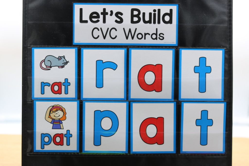 CVC words kindergarten