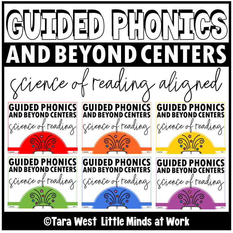 science of reading literacy centers