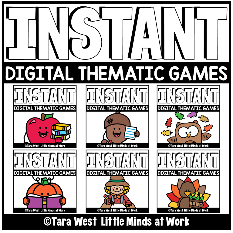 INSTANT Digital Thematic Mini Games: WEATHER LOADED TO SEESAW & GOOGLE  SLIDES