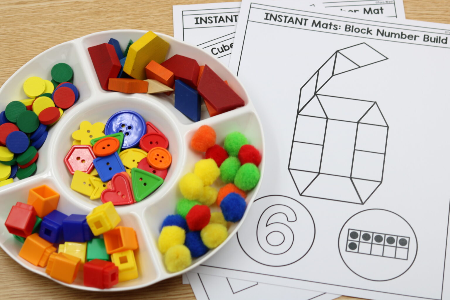 Number centers with 6 free downloads for your students!