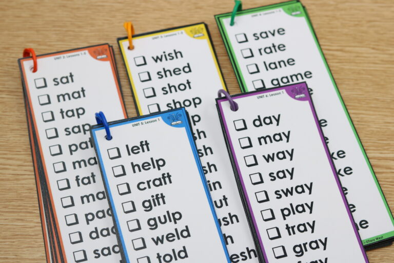 FREE Decodable Word Lists