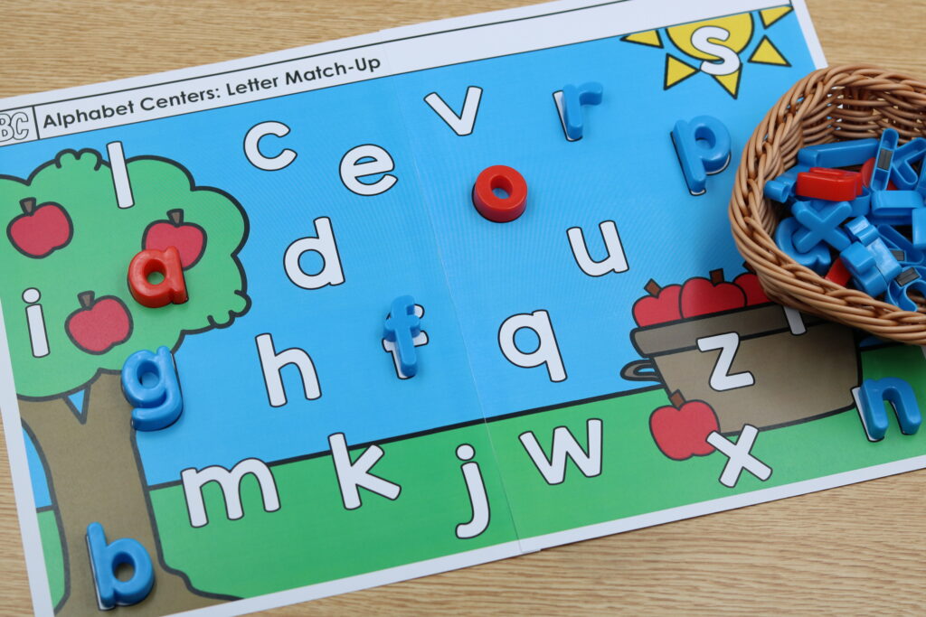 Kindergarten alphabet