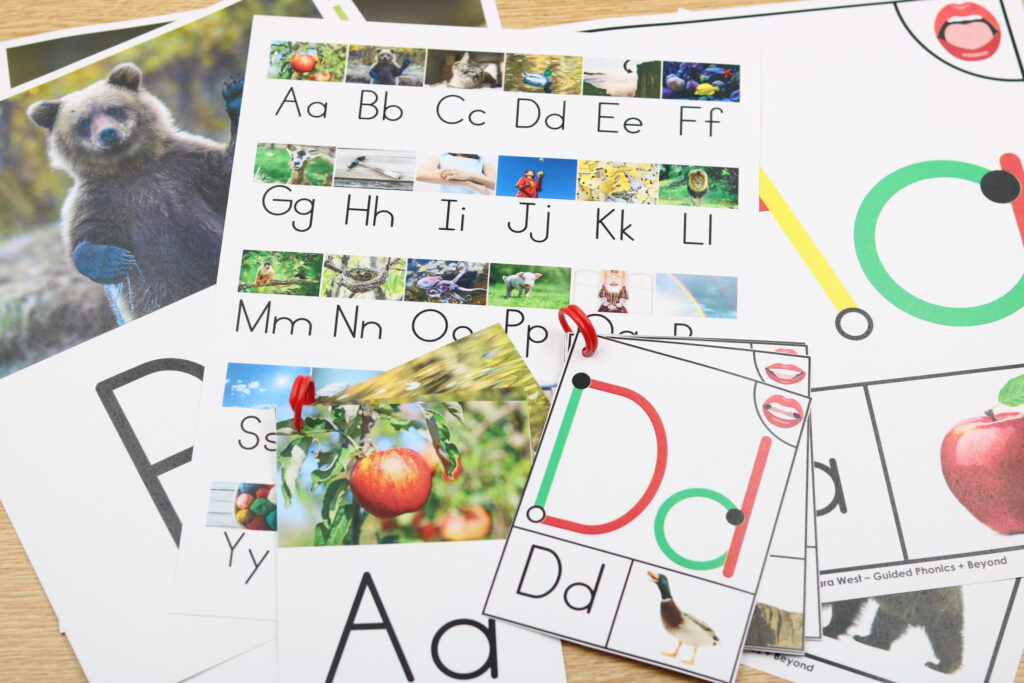 Kindergarten alphabet science of reading