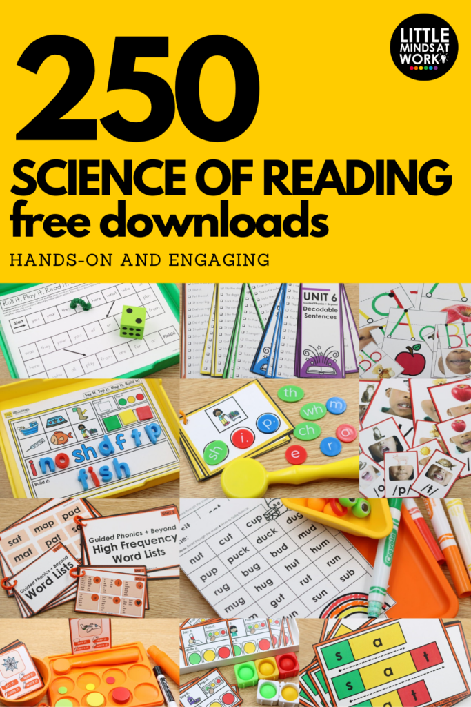 science of reading free downloads