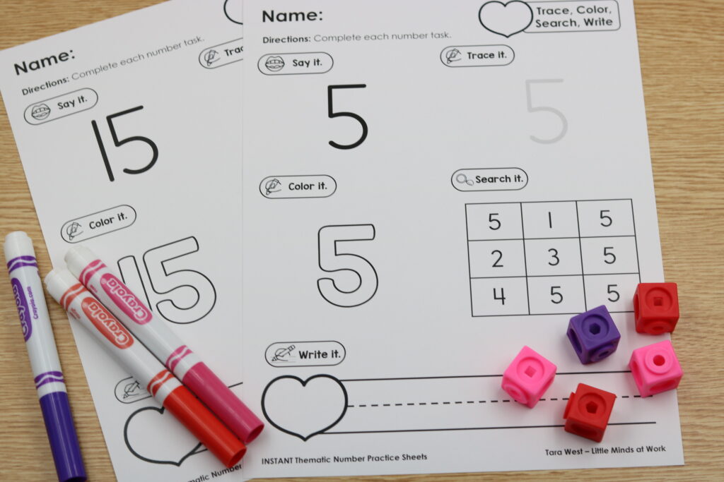 Free Valentine's Day Worksheets