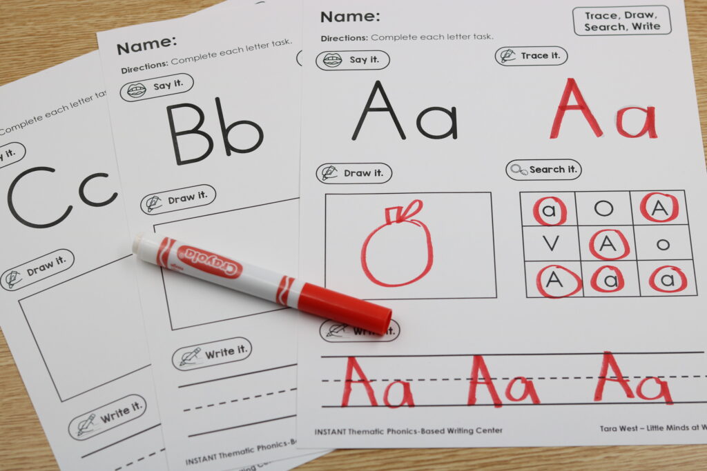 free alphabet sheets