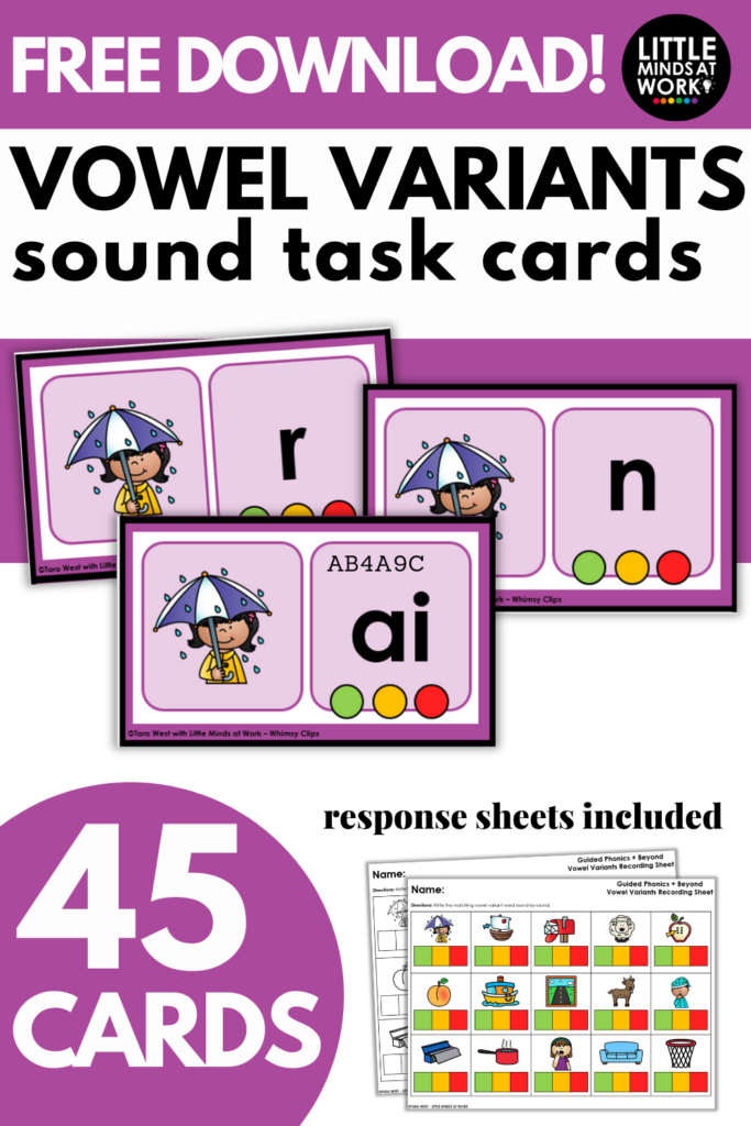 vowel variants science of reading
